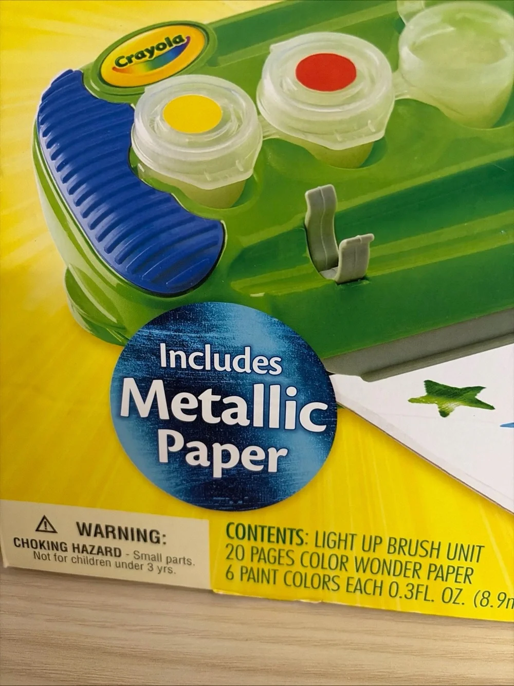 Crayola New!Mess Free Color Wonder Magic Light Brush - Green